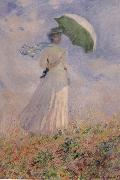 Claude Monet Study of a Figure Outdoors Sweden oil painting artist